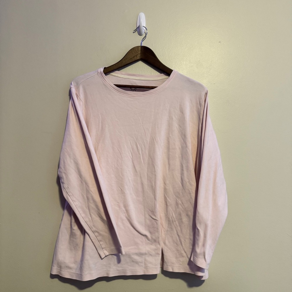 ISAAC MIZRAHI LIVE Essentials Womens Plus Size 2X Long Sleeve Layers Basics